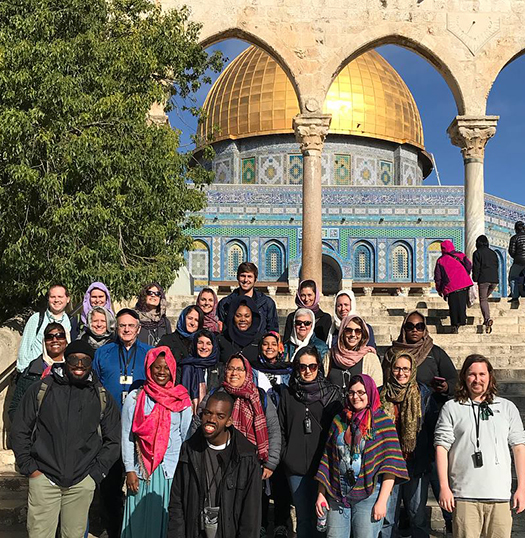 Candler students in Israel, 2018
