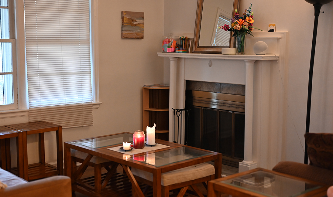 L'Arche Friendship Living Room with Fireplace