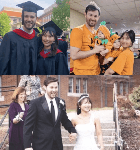 Photo collage of Jin and Sam Hopson 18T
